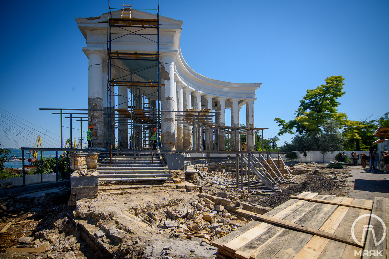 Реставрация колоннады (6)