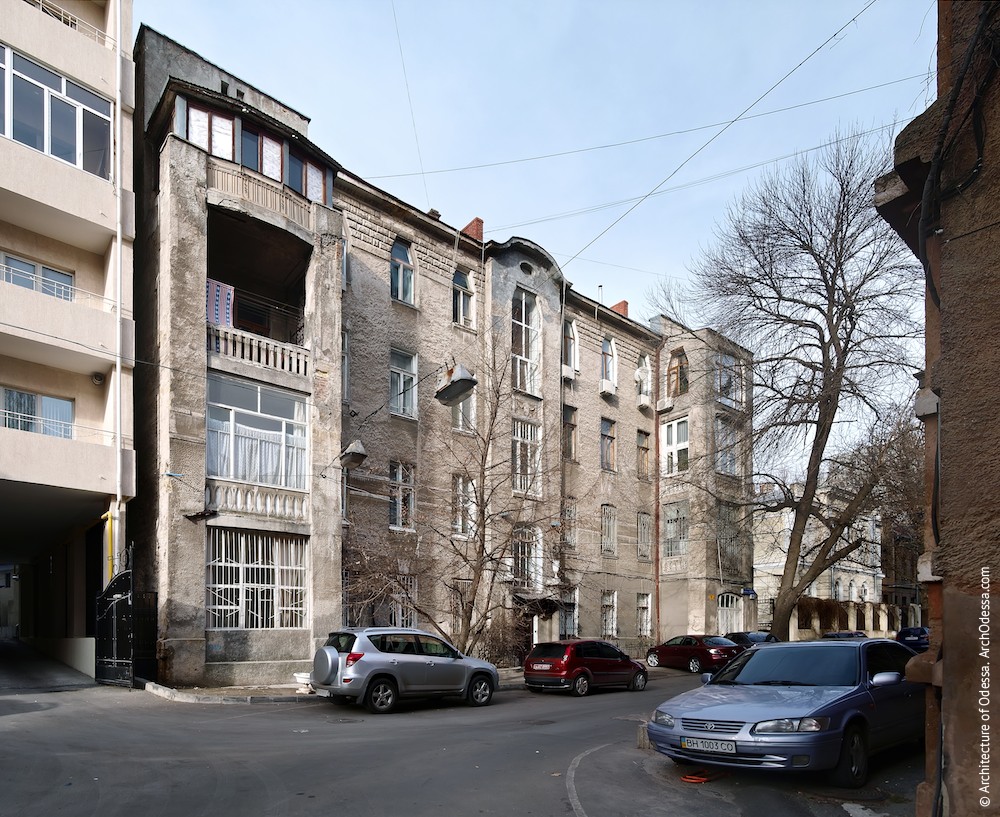 Так дом выглядел до обрушения. Фото — «Архитектура Одессы».