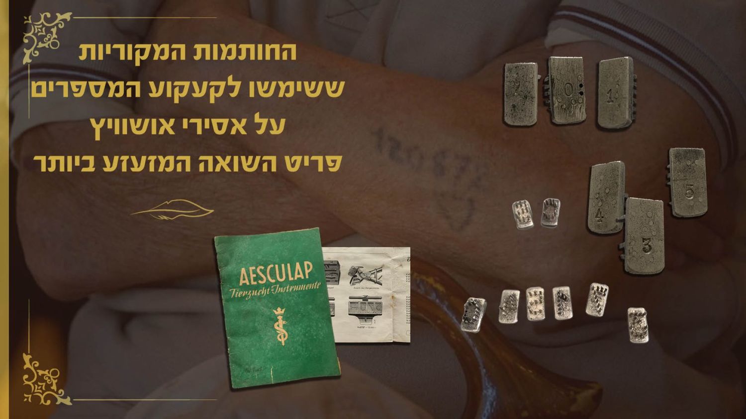 В Иерусалиме продают набор тату-штампов, которые использовали для узников Освенцима
