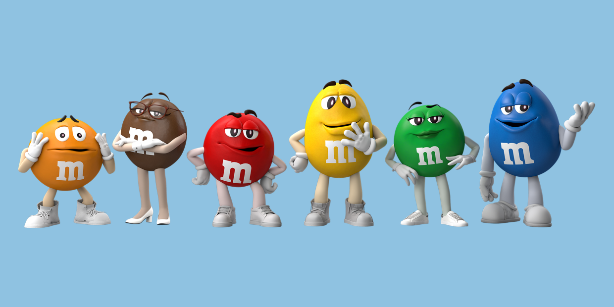 M&M’s изменили внешность и характер своих персонажей