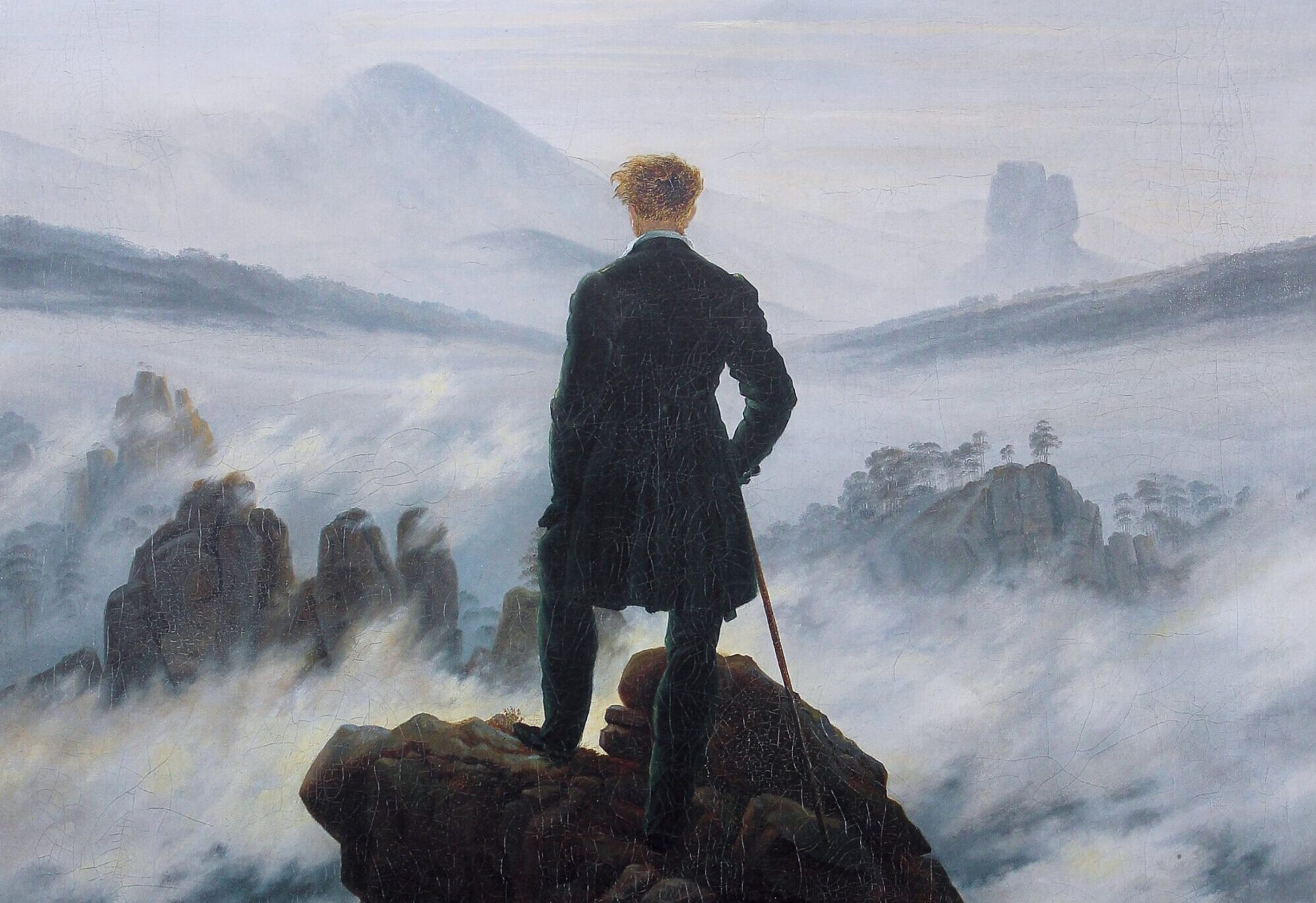 «Мандрівник над морем туману» — Caspar David Friedrich, 1818.